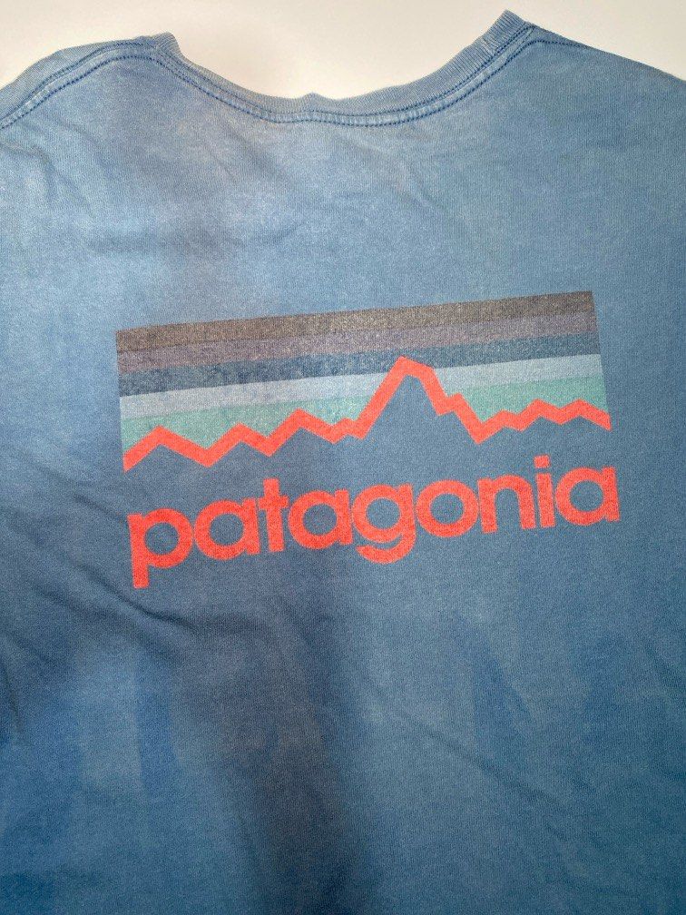 Patagonia (Category: Tshirts & Polo Shirts ) located in Caloocan City. Submitted by _mitsuki (Listing ID 1366987842, Image 3). Description: Patagonia - Small for Men's 100% Organic Cotton MOP: Unionbank, MariBank, GoTyme MOD: Any courier, as long as the buyer will shoulder the delivery/shipping fee Location: Caloocan .
