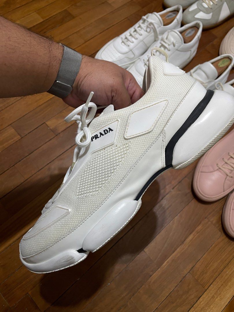 Prada Cloudbust (Category: Sneakers & Footwear) located in Singapore. Submitted by jokebear23 (Listing ID 1366986968, Image 1). Description: Authentic With box and shoe bags Still in good condition .