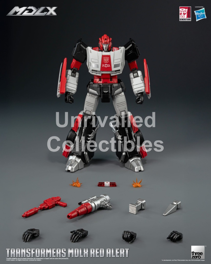 [Pre Order] ThreeZero Transformers MDLX Scale Red Alert (Kelvin Sau ...