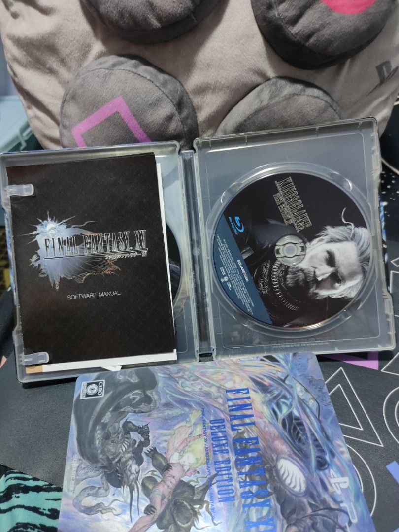 PS4 Final Fantasy XV deluxe edition (Category: PlayStation) located in Manila. Submitted by kikim012 (Listing ID 1367009920, Image 3). Description: no obvious dirt sa case 2 disc(s) , both clean may mga manuals2x steel case, walang kalawang, malinis at makinis. location: cagayan de oro city shipping: Lbc cod cop.