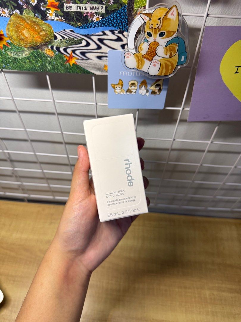 Rhode Glazing Milk - 2.2oz (Category: Face Care) located in Paranaque City. Submitted by hakawluvr (Listing ID 1367086152, Image 1). Description: Brand new & Authentic! Bought from the Rhode website. Last price posted also 🥹 US tax fees + gas in the US & PH are quite expensive, along with international shipping fee Description: A nutrient-rich, lightweight essence that boosts barrier function and provides immediate, luminous hydration. Hailey’s 