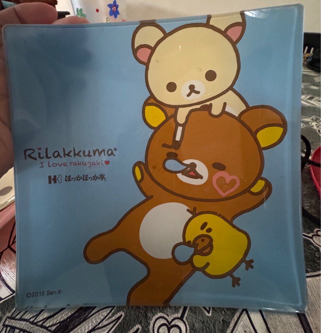 Rilakkuma cake plate (Category: Bakeware) located in Santa Cruz. Submitted by maqui15 (Listing ID 1366977657, Image 2). Description: This item is from surplus japan Sign of usage at the back(some scratches).