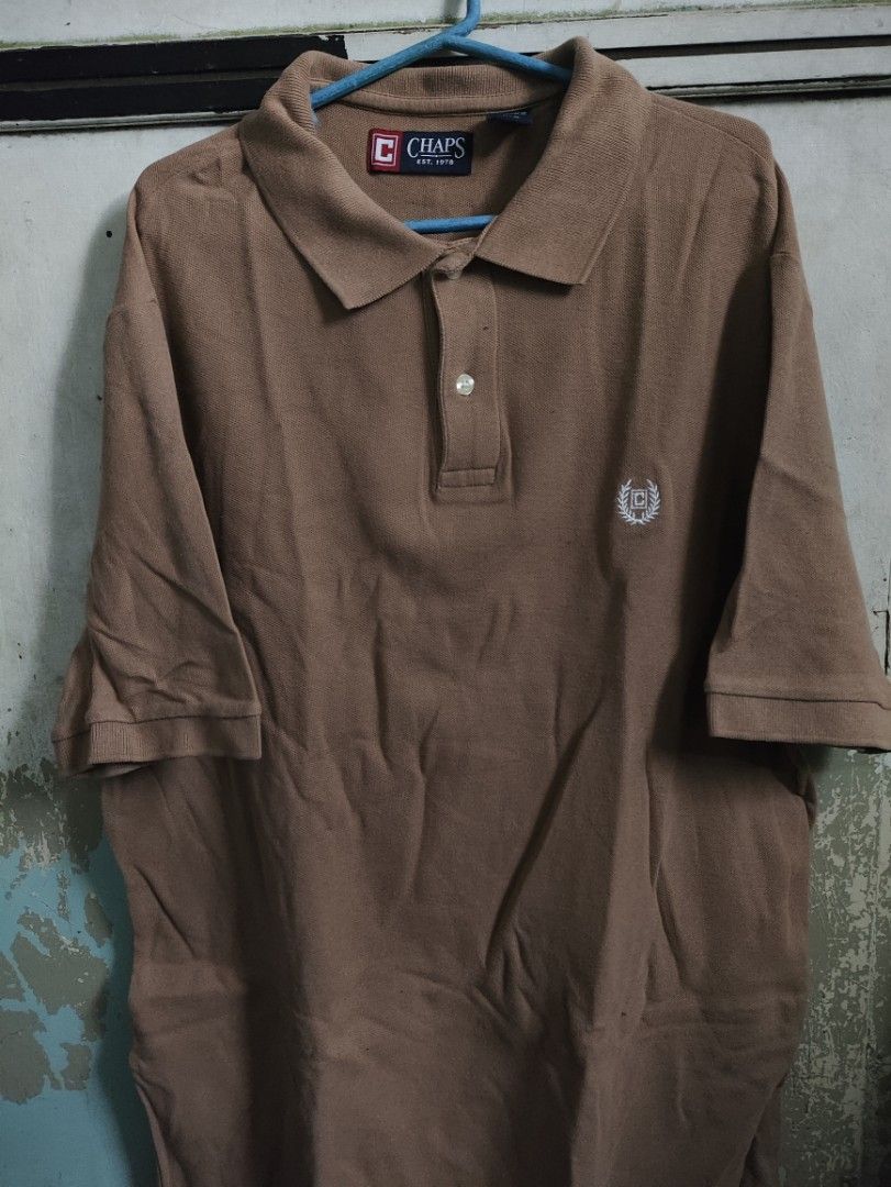 RL CHAPS BEIGE (Category: Tshirts & Polo Shirts ) located in Makati City. Submitted by nthy06 (Listing ID 1366958227, Image 1). Description: RL CHAPS BROWN (22w x 30L) No Issue. Need wash only 9/10 Color Rate Very Good Condition.