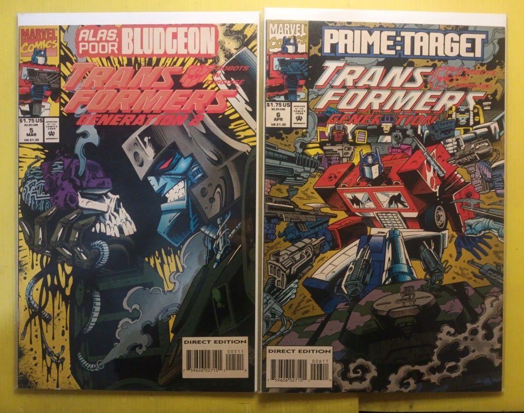 Transformers: Generation 2 Set (Category: Comics & Manga) located in Marikina City. Submitted by ferdzramos3691 (Listing ID 1199529398, Image 3). Description: Transformers: Generation 2 Set- A 12 part series run (complete run). Script written by Simon Furman and Art by Derek Yaniger. Publish by Marvel Comics Year 1993 - 1994. Comics are in Very Good to Fine Conditions with individual bag and board. Selling only as a set, Price slightly negotiable