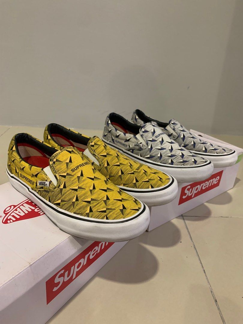 Vans Supreme x Classic Slip-On Pro 