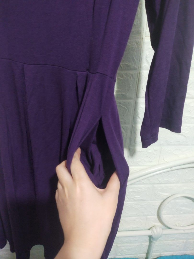 Violet Midi Dress with pockets (Category: Dresses) located in Quezon City. Submitted by gzerimar (Listing ID 1367033624, Image 2). Description: .