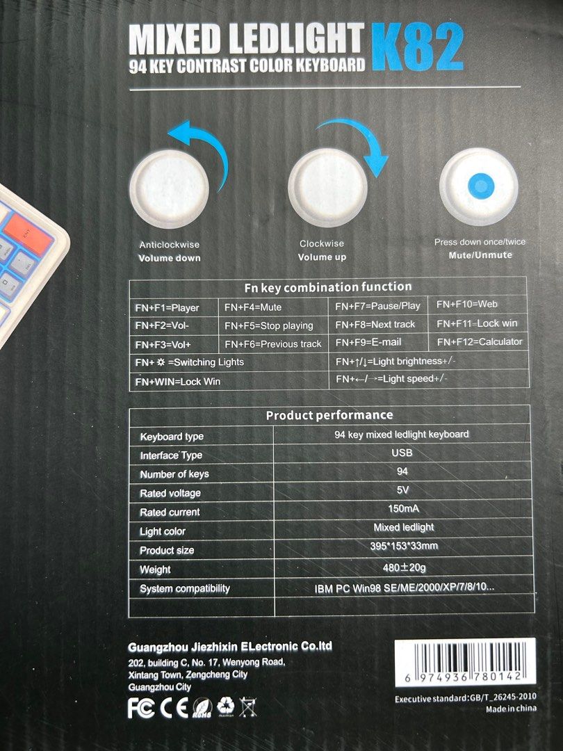 100% RGB Gaming Keyboard (Category: Computer Keyboard) located in Singapore. Submitted by celcius38.9 (Listing ID 1371972416, Image 3). Description: Unused Gaming Keyboard Wired .