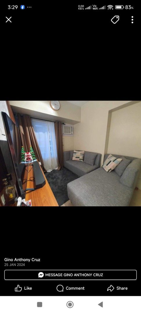 1BR for Sale Avida Centera tower 2 (Category: Apartments & Condos) located in Mandaluyong City. Submitted by pinas.estates2 (Listing ID 1371983106, Image 2). Description: For Sale! Reasonable Selling price 1 bedroom 34.5sqm (fully paid, title on hand) tower 2 never been tenanted 5.5M includes (Capital Gains Tax) slightly negotiable open for bank financing NEAR BY CBD Avida towers Centera, Edsa corner williams St. mandaluyong city. In between of S