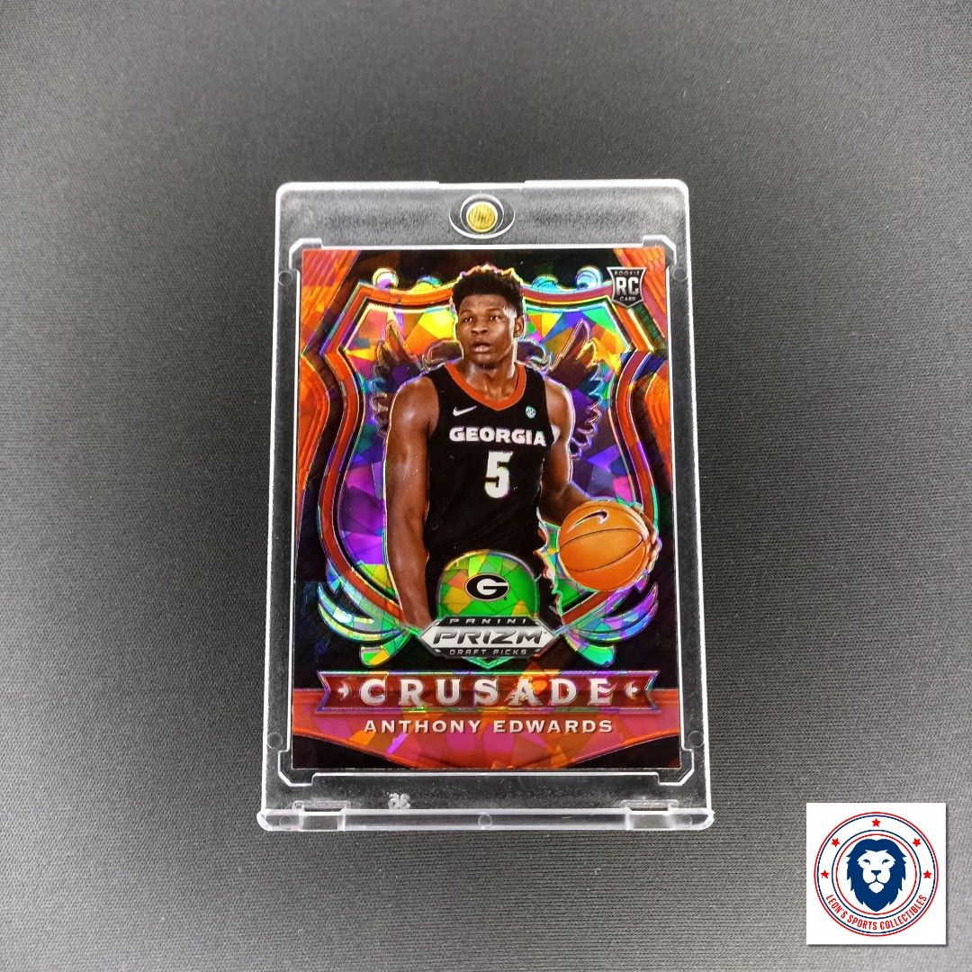 2020 NBA Card Anthony Edwards Prizm Draft Picks RC Bundle (Category: Raw Singles) located in San Fernando. Submitted by leonsportscollectiblesandtcg (Listing ID 1372073501, Image 3). Description: Bundle of 4 includes *silver prizm *pink ice *red ice *green prizm Near mint to mint condition unless with stated major issue. Cards are raw. Print lines, minimal white corners and other minor issues do not make your purchase eligible for returns/refunds