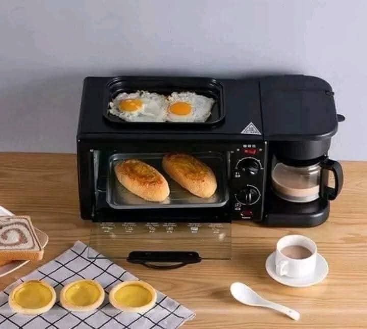 3 in 1 Breakfast Maker - Coffee Maker Oven (Category: Coffee Machines & Makers) located in Manila. Submitted by onlineshoppersph (Listing ID 1372063776, Image 2). Description: DISCOUNT FOR BULK/WHOLESALE ORDERS‼️ ✅100% Brand New ✅Good Quality Cash On Deliver - Metro Manila - Delivery Fee/Handling Fee shouldered by BUYERS - DF/HF depends on BUYERS Location Thank You.