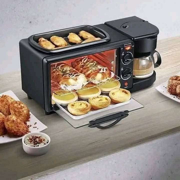 3 in 1 Breakfast Maker - Coffee Maker Oven (Category: Coffee Machines & Makers) located in Manila. Submitted by onlineshoppersph (Listing ID 1372063776, Image 1). Description: DISCOUNT FOR BULK/WHOLESALE ORDERS‼️ ✅100% Brand New ✅Good Quality Cash On Deliver - Metro Manila - Delivery Fee/Handling Fee shouldered by BUYERS - DF/HF depends on BUYERS Location Thank You.