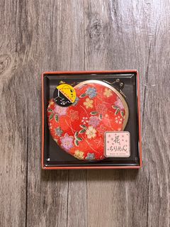 Japanese-made loose coin purse, clasp purse, Japanese-style red64243745214467110