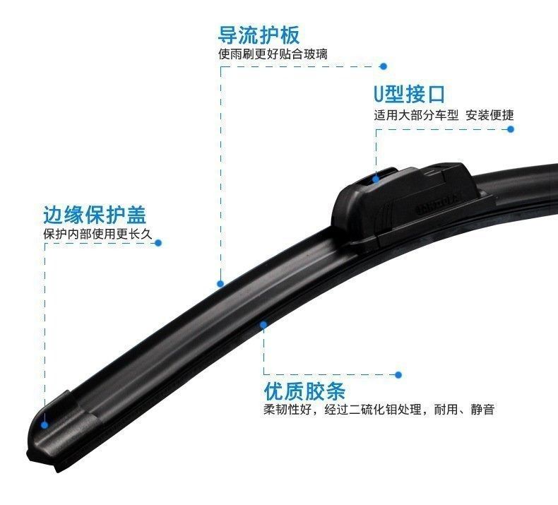 由 0973500738 (刊登 ID 1371944200，圖片 3) 提交，位於 台南市 (Tainan) 的 全新雨刷 U型接口靜音無骨雨刷 14~26吋 單支裝 (類別：汽機車零配件)，說明：全新雨刷 U型接口靜音無骨雨刷 購買前請確認自己的雨刷尺寸。 價格划算，安裝簡單，適用U型雨刷臂車型的軟骨雨刷。 🔸【現貨狀態】: ✅ 14吋( 350mm ) ✅ 16吋( 400mm ) ✅ 17吋( 425mm ) ✅ 18吋( 450mm ) ✅ 19吋( 480mm ) ✅ 20吋( 500mm ) ✅ 21吋( 525mm ) ✅ 22吋( 550mm ) ✅ 24吋( 600mm ) ✅ 26吋( 650mm ) 🔸【商品說明】: 此為U型勾接頭，不適用歐規車(非勾式接頭)或特殊雨刷接頭，購買前請先確認接頭與尺寸是否符合，謝謝 。