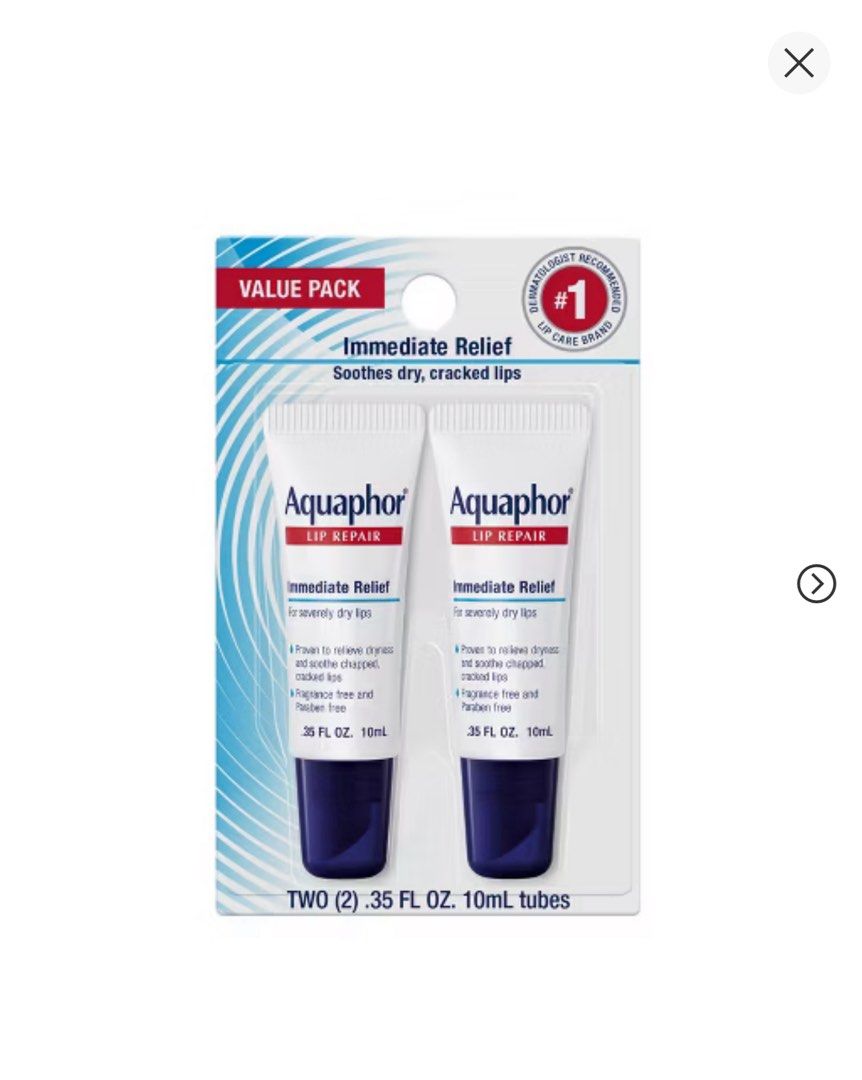 Aquaphor healing ointment and lip balm (Category: Makeup) located in Paranaque City. Submitted by prelovedbykz (Listing ID 1371947150, Image 2). Description: 1.75oz 620php 0.70 fl oz 820php 0.35 fl oz 550php lip balm 2pk 760php eta june 8.