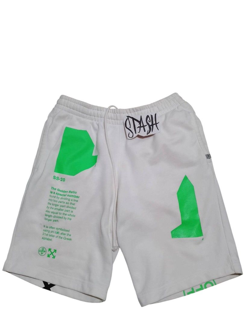 authentic OFF WHITE (Category: Shorts) located in Quezon City. Submitted by StashThriftPH (Listing ID 1371990198, Image 3). Description: OFF WHITE SIZE MEDIUM ISSUES YELLOW STAIN LOCATION NOVALICHES QC 1350FREE SHIPPING TO JNT SUNDAY SHIPPING.