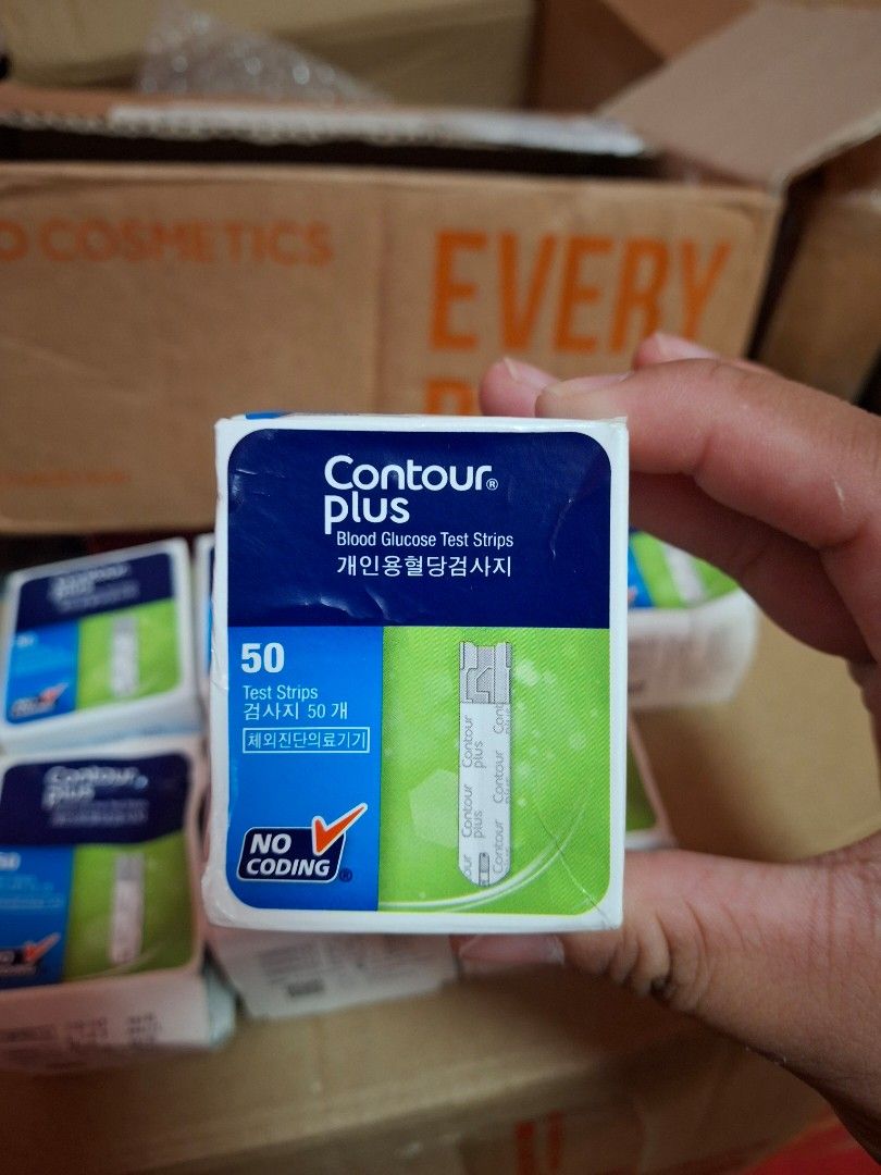 Blood Glucose Test Strips (Category: Medical Supplies & Tools) located in Baguio. Submitted by skincaregoodies (Listing ID 1372024608, Image 1). Description: 200 each contour plus accu-chek.