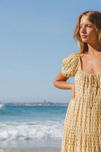 Sita Maxi Dress ~ Daffodil