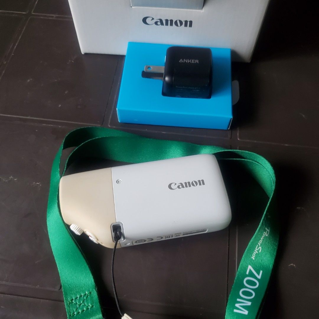 Canon Powershot Zoom (Category: Video Cameras) located in Baguio. Submitted by virtualgarage.sale (Listing ID 1371930311, Image 1). Description: Canon Powershot Zoom all working. no issues really good for concerts inclusions: unit, anker charger, case, strap shipping via j&t.