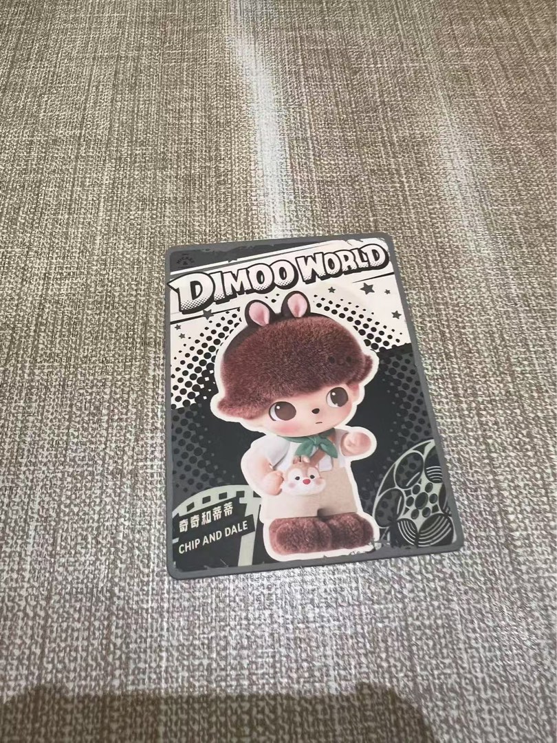 Chip and Dale-Dimoo World x Disney Series Vinly Plush Keychain, Hobbies ...