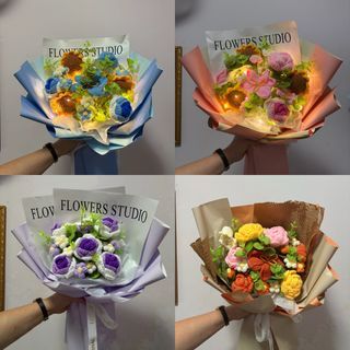 Crochet Bouquets