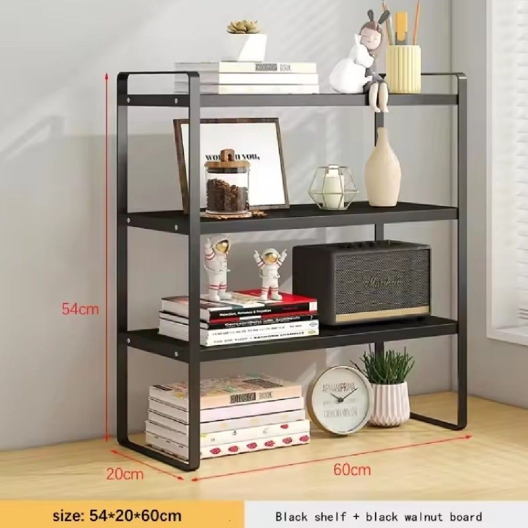 Mini Book Rack Table Desktop Bookshelf | Tabletop Organizer | Small Display Shelf | Study ...