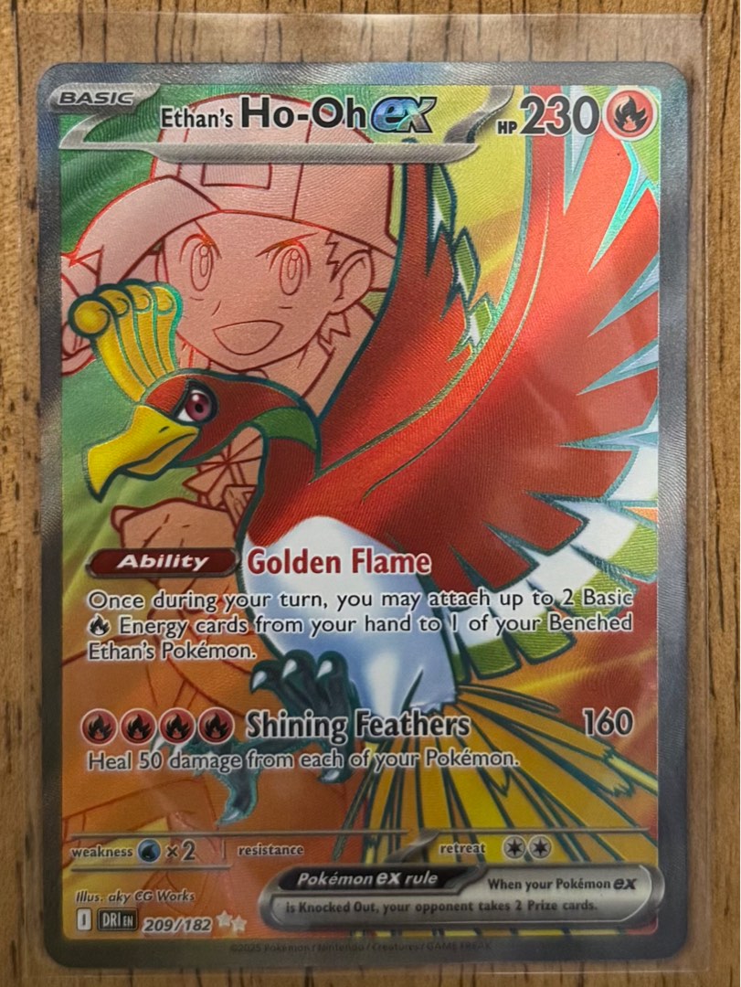 Ethan's HoOh Ex Full Art 209 Pokemon Destined Rivals, Hobbies