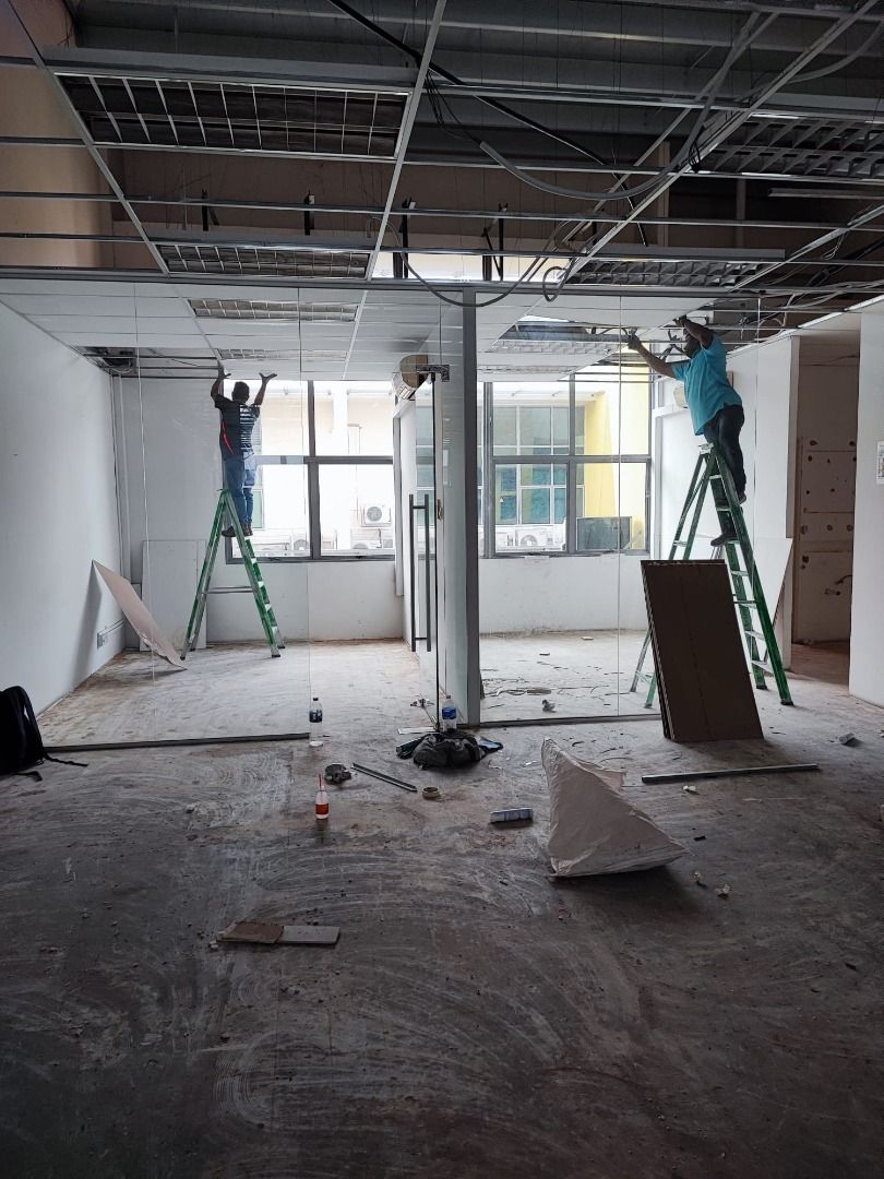 False Ceiling / Plastering & Painting / Wall Partition / Drywall Partition / Direct Contractor / Aircon & Curtain Pelmet / Home office Partition / HDB Renovation62853068063617111