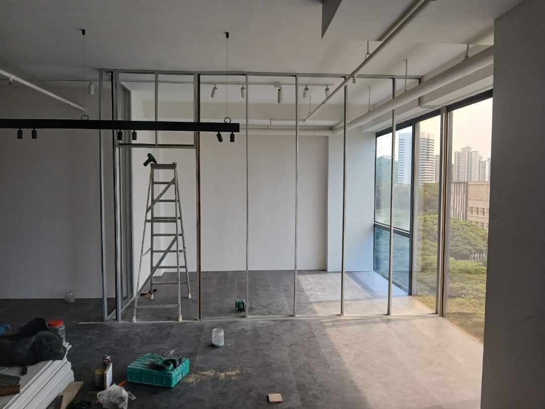 False Ceiling / Plastering & Painting / Wall Partition / Drywall Partition / Direct Contractor / Aircon & Curtain Pelmet / Home office Partition / HDB Renovation62853068063617112
