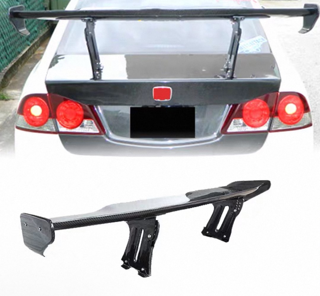 Fd2r Rear Shell Honda Civic FD2R 2006-2011 J2 Type Genuine Carbon Fiber Rear GT Spoiler ...
