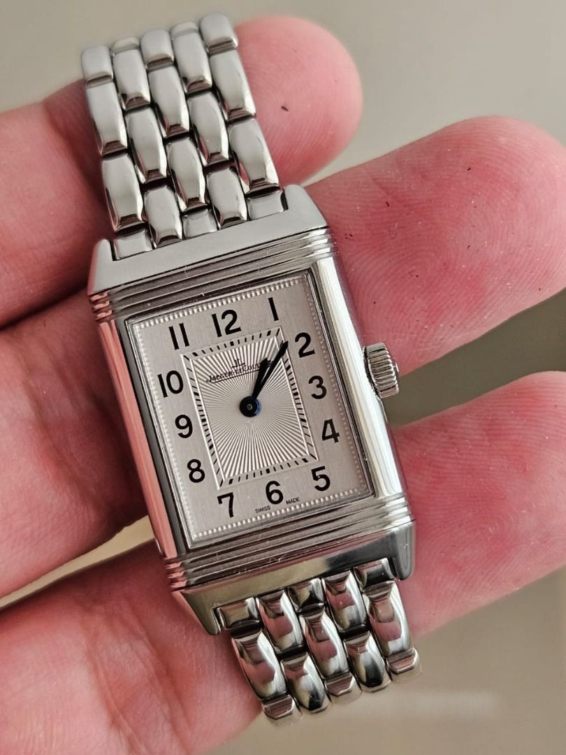 Jaeger-LeCoultre Reverso Classic Small Q2618130 Ladies Silver Monoface ...