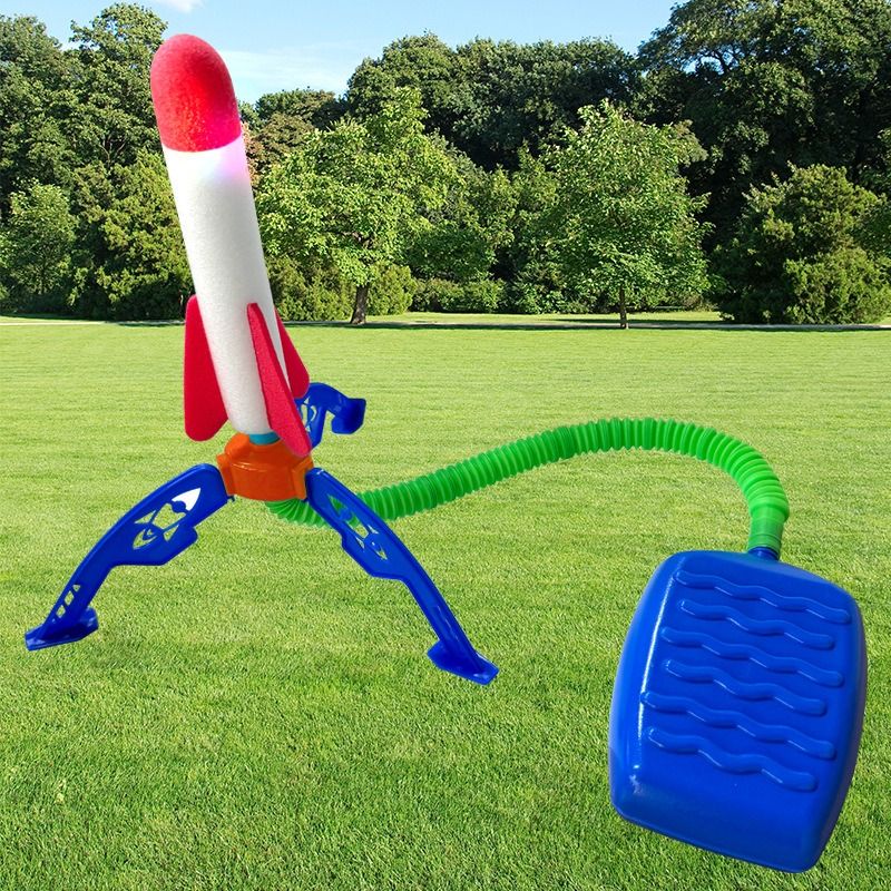 Kids' Foam Sky Rocket with Foot Pedal Launcher, Outdoor Flying with ...