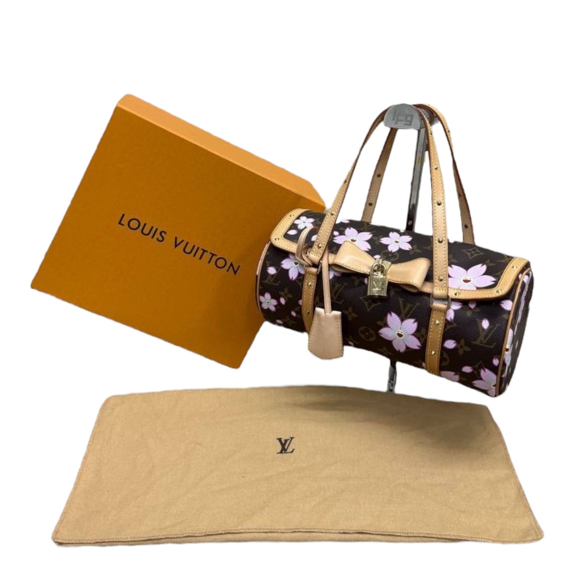 Louis Vuitton X Takashi Murakami Cherry Blossom Papillon in Monogram (Local Stock*) (Category: Bags & Wallets) located in Singapore. Submitted by projectlfg (Listing ID 1372010548, Image 1). Description: Louis Vuitton X Takashi Murakami Cherry Blossom Papillon in Monogram (Local Stock*) Condition 98% New. Year: 2008 Accessories: Dust Bag, Box, Lock, Keys Size: 27x14x14 / SGD: 2400 • ACRA Registered Company in Singapore • Physical Outlets in Singa