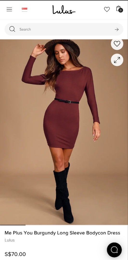 princess polly baby blue dress Lulus Composed Elegance Burgundy Balloon Sleeve Mermaid Maxi Dress Medium main image 1