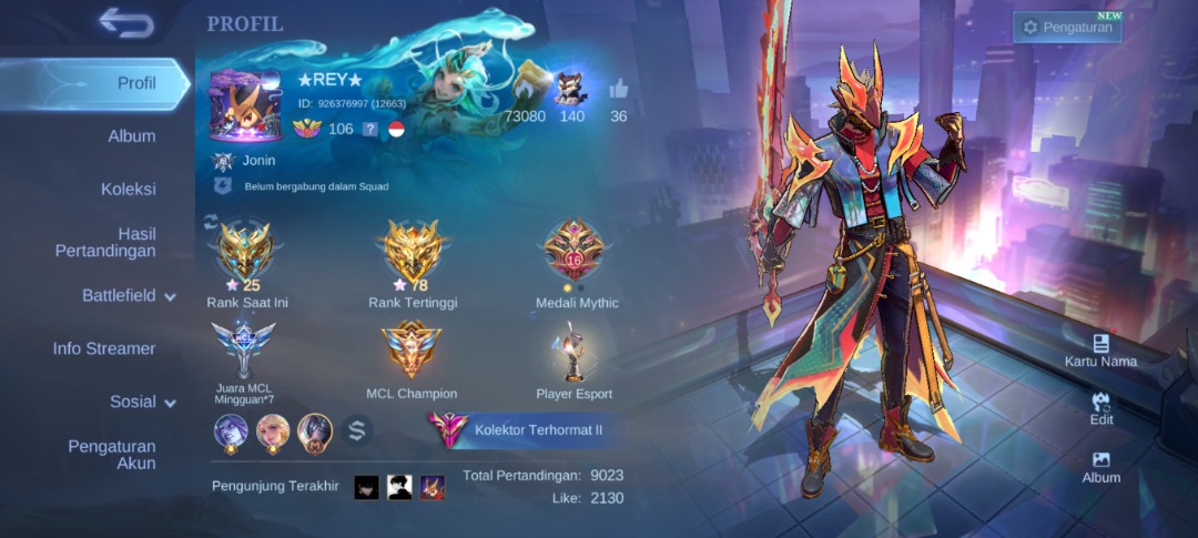MLBB EXALTED COLLECTOR, Video Gaming, Video Games, Others on Carousell
