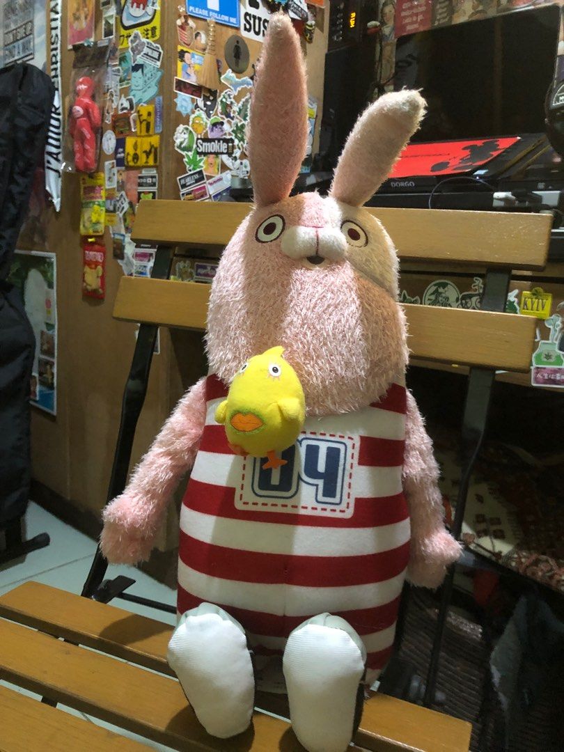 MTV Usavich mascot large plush doll (Category: Plushies & Soft Toys) located in Quezon City. Submitted by markgolveo (Listing ID 1371924549, Image 2). Description: MTV Usavich mascot large plush doll.