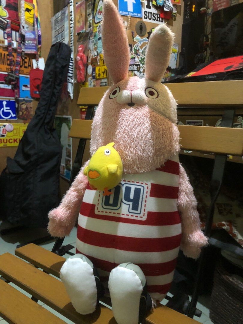 MTV Usavich mascot large plush doll (Category: Plushies & Soft Toys) located in Quezon City. Submitted by markgolveo (Listing ID 1371924549, Image 1). Description: MTV Usavich mascot large plush doll.