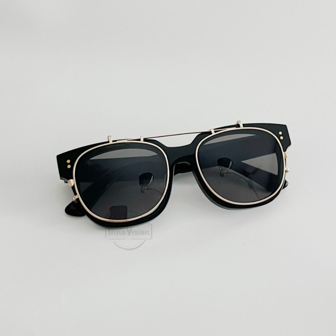 Ready Stock/Full Set)Gentle Monster - Una.C 01 with Clip on