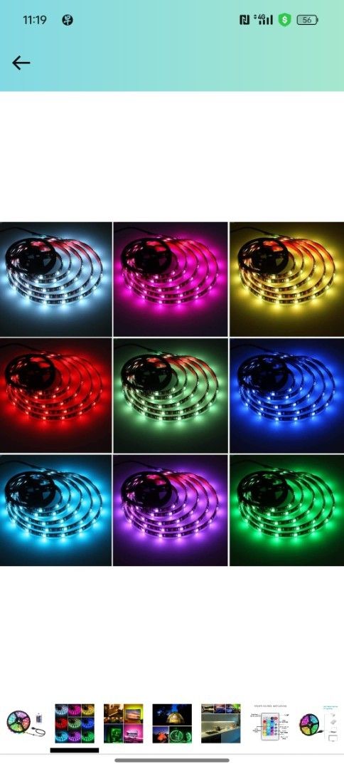 Color Lights Mult USB 5V LED Light 5050 RGB Multi Color LED Strip LED TV Backlight TV ...