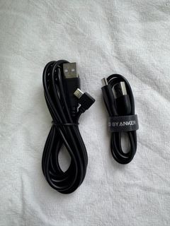 Usb to micro 1m cable and  usb to type c  0.5m  cable 