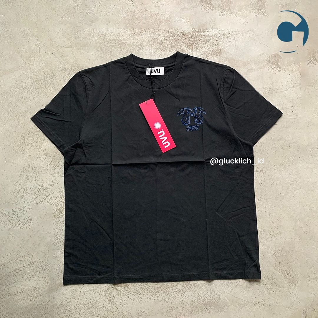 UVU, London Marathon 25 Tee in Black, Fesyen Pria, Pakaian