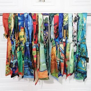 (2pc/2件) 頸巾圍巾保暖梵高van gogh neckerchief scarf #PDC 91072064200167096835110