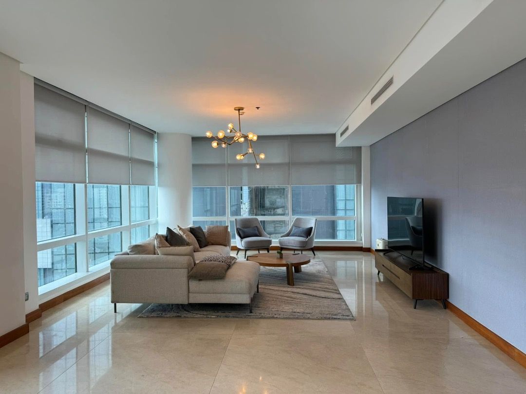 3 Bedrooms Two Roxas Triangle Makati For Rent Premium Unit With Parking ...