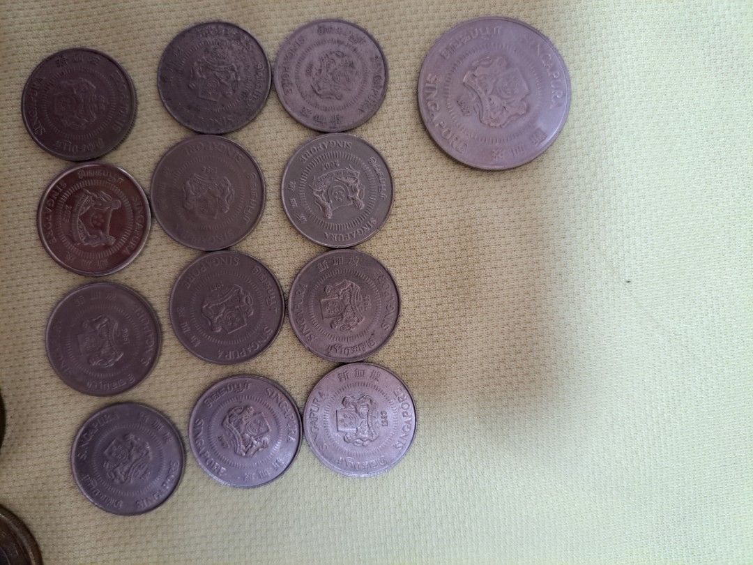 早期新加坡硬幣, 書籍、休閒與玩具, 收藏、紀念品, 錢幣、紙鈔在旋轉拍賣