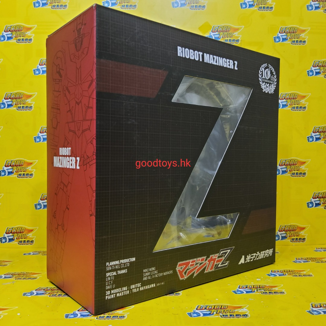 中古已開封千值練10TH ANNIVERSARY RIOBOT MAZINGER Z 光子力研究所鐵甲萬能俠Z 魔神Z 千值練10周年紀念版,  興趣及遊戲, 玩具& 遊戲類-
