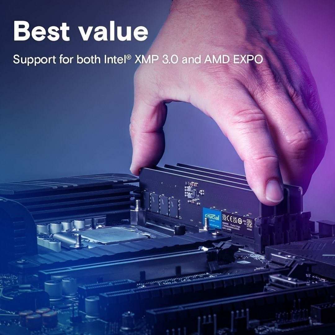 DDR5 5600mhz 16GB 𝘿𝙚𝙨𝙠𝙩𝙤𝙥 𝙈𝙚𝙢𝙤𝙧𝙮 𝙍𝙖𝙢 (Category: Computer Parts) located in Singapore. Submitted by 123coolstuff (Listing ID 1372104197, Image 2). Description: ⭐️𝘽𝙀𝙎𝙏 𝙋𝙍𝙄𝘾𝙀 / 𝘾𝙧𝙪𝙘𝙞𝙖𝙡 𝘽𝙧𝙖𝙣𝙙 / 𝘼𝙇𝙇 𝘽𝙍𝘼𝙉𝘿 𝙉𝙀𝙒 / 𝙍𝙚𝙖𝙙𝙮 𝙎𝙩𝙤𝙘𝙠 ! Crucial DDR5 5600mhz 16GB_𝘿𝙚𝙨𝙠𝙩𝙤𝙥 𝙈𝙚𝙢𝙤𝙧𝙮 𝙍𝙖𝙢 DDR5 5600mhz_16GB 𝘿𝙚𝙨𝙠𝙩𝙤𝙥 𝙈𝙚𝙢𝙤𝙧𝙮 𝙍𝙖𝙢 - $55.80 few pc left ░N░░O░░T░░E░: 𝙏𝙤 𝙚𝙣𝙟𝙤𝙮 𝙩𝙝𝙚 