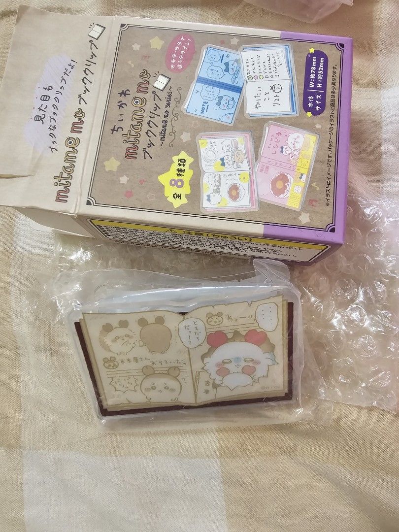 現貨 日本 chikawa 吉伊卡哇 壓克力夾子 古本小桃, 書籍、休閒與玩具, 收藏、紀念品, J-Pop在旋轉拍賣