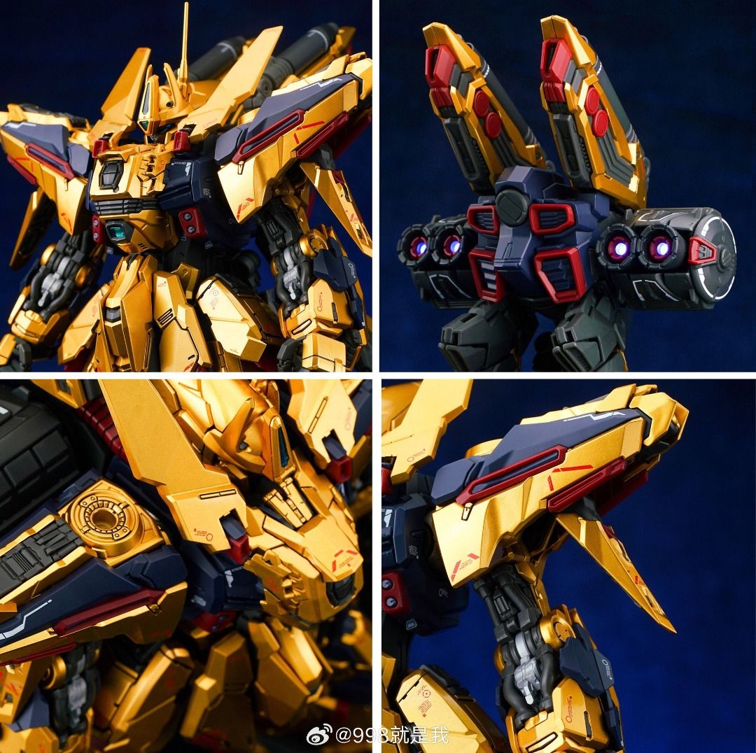 神馬模型 MG 1/100相当 黄金武士 ダイキャスト フルアーマー百式