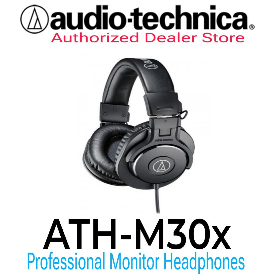 Audio Technica ATH-M30x Professional Monitor Headphone M30x audio-technica 🎧 (Category: Headphones & Headsets) located in Singapore. Submitted by musiclub (Listing ID 1372143248, Image 1). Description: ♥️Audio Shop in Singapore ❤️Your Trusted Destination for Camera and Gears! 1000+ Reviews, Perfect 5⭐⭐⭐⭐⭐, Ratings on Carousell Shop with Confidence Today!😉 ➡️**Retail Shop** ➡️**Location:** 🇸🇬Jurong Point Shopping ( Next to Boonley Mrt station 
