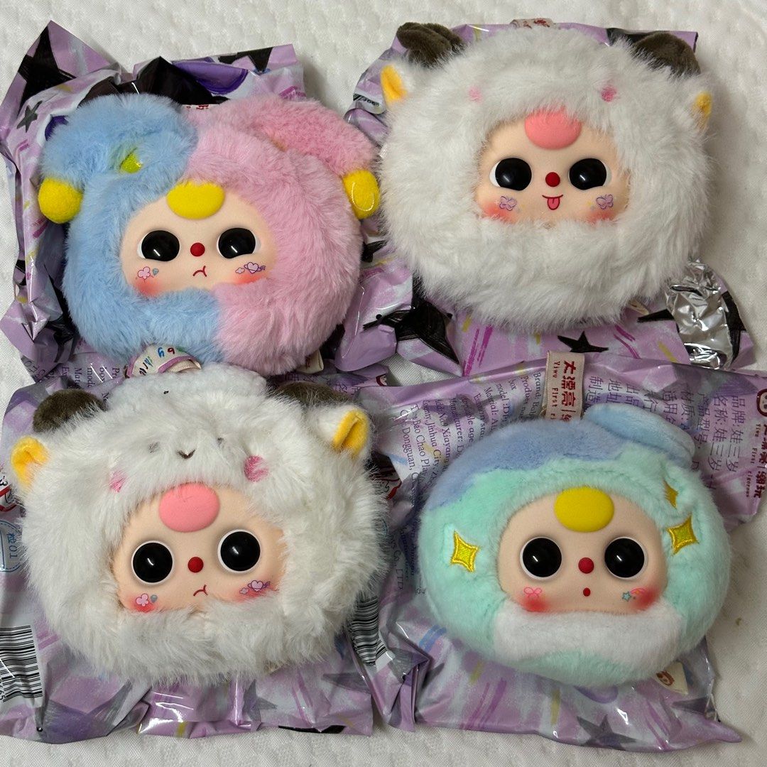 [BN] Baby Three BB3 Constellation Plush Keychain Blind Box (Aries ...