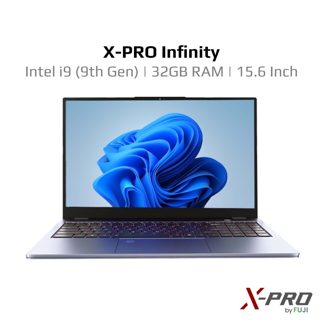 Brand New XPro Infinity Intel i9 Laptop - 9th Gen i9 Fast Speed Processor + 32GB RAM + 512GB SSD - Free MS Office + Win 11 - With RBG Backlit Keyboard - High Performance Laptop! (Category: Laptops & Notebooks) located in Singapore. Submitted by buyatfuji (Listing ID 1372188571, Image 2). Description: 🚀 𝐗-𝐏𝐑𝐎 𝐈𝐧𝐟𝐢𝐧𝐢𝐭𝐲 (𝐈𝐧𝐭𝐞𝐥 𝐢𝟗) - 15.6 Inch - FHD IPS Display - Intel® Core™ i9-9th Gen Processor - 4GB / 16GB / 32GB (DDR4) - 128GB